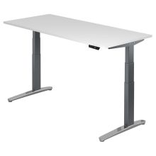 XBHM 19 GC | Bureau - Blanc 180 x 80 réglable en hauteur électriquement