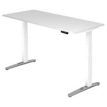 XBHM 19 WC | Bureau - Blanc 180 x 80 réglable en hauteur électriquement
