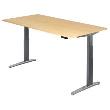 XBHM 2E GC | Bureau - Érable 200 x 100 réglable en hauteur électriquement