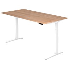 XBHM 2E WW | Bureau - 200 x 100 Noyer réglable en hauteur électriquement