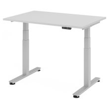 XDSM 12 S | Bureau - Gris 120 x 80 réglable en hauteur électriquement