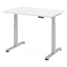 XDSM 12 S | Bureau - Blanc 120 x 80 réglable en hauteur électriquement