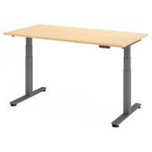 XDSM 16 G | Bureau - Érable 160 x 80 réglable en hauteur électriquement