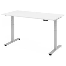 XDSM 16 S | Bureau - Blanc 160 x 80 réglable en hauteur électriquement