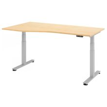 XDSM 18 S | Bureau - Érable 180 x 100 réglable en hauteur électriquement
