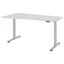 XDSM 18 S | Bureau - Gris 180 x 100 réglable en hauteur électriquement