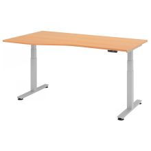 XDSM 18 S | Bureau - Hêtre 180 x 100 réglable en hauteur électriquement