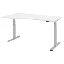 XDSM 18 S | Bureau - Blanc 180 x 100 réglable en hauteur électriquement