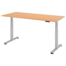 XDSM 19 S | Bureau - Hêtre 180 x 80 réglable en hauteur électriquement