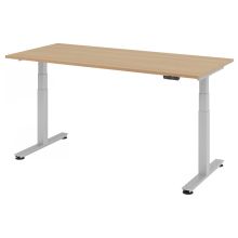 XDSM 19 S | Bureau - 180 x 80 Chêne  réglable en hauteur électriquement