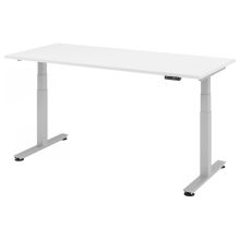 XDSM 19 S | Bureau - Blanc 180 x 80 réglable en hauteur électriquement