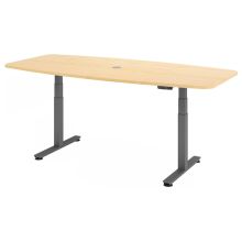 XDSM 22 G | Bureau - Érable 220 x 103 réglable en hauteur électriquement