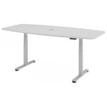 XDSM 22 S | Bureau - Gris 220 x 103 réglable en hauteur électriquement