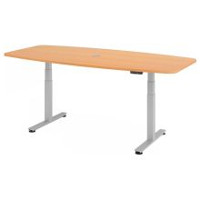 XDSM 22 S | Bureau - Hêtre 220 x 103 réglable en hauteur électriquement
