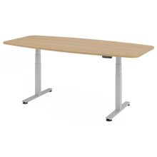 XDSM 22 S | Bureau - Chêne 220 x 103 réglable en hauteur électriquement