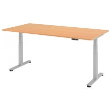 XDSM 2E S | Bureau - Hêtre 200 x 100 réglable en hauteur électriquement