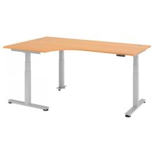 XDSM 82 S | Bureau - Hêtre 200 x 120 réglable en hauteur électriquement