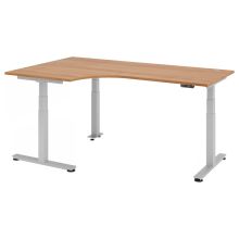 XDSM 82 S | Bureau - 200 x 120 Noyer réglable en hauteur électriquement