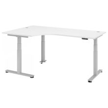 XDSM 82 S | Bureau - Blanc 200 x 120 réglable en hauteur électriquement