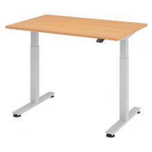 XMST 12 S | Bureau - Hêtre 120 x 80 réglable en hauteur électriquement