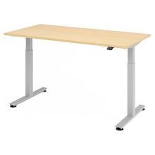 XMST 16 S | Bureau - Érable 160 x 80 réglable en hauteur électriquement