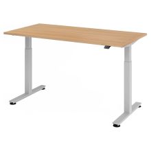 XMST 16 S | Bureau - 160 x 80 Chêne  réglable en hauteur électriquement