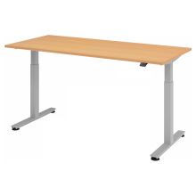 XMST 19 S | Bureau - Hêtre 180 x 80 réglable en hauteur électriquement