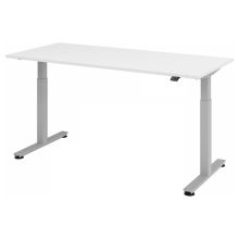 XMST 19 S | Bureau - Blanc 180 x 80 réglable en hauteur électriquement
