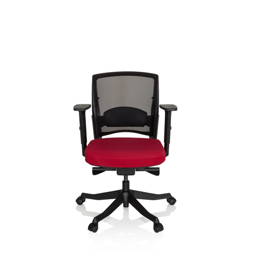 rouge MC Haus Chaise de bureau ergonomique chaise gaming design sportif tissu 3D 